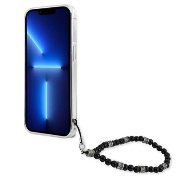 Guess GUHCP13MKPSBK iPhone 13 6,1" Transparentes Hardcase Black Pearl