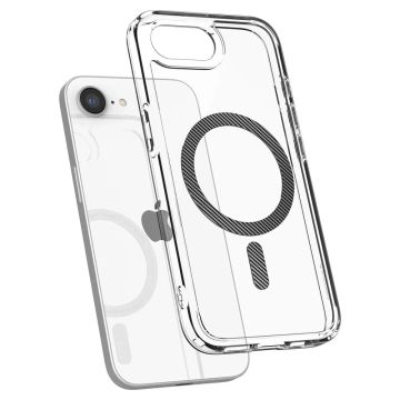 Etui do iPhone 16e Spigen Ultra Hybrid Mag MagSafe Carbon Fiber
