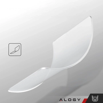 Etui ochronne do Apple Macbook Air 15 M2/M3/M4 2023/2024/2025 Alogy AirGuard™ Elastyczna obudowa Matowa Przezroczysta Biel