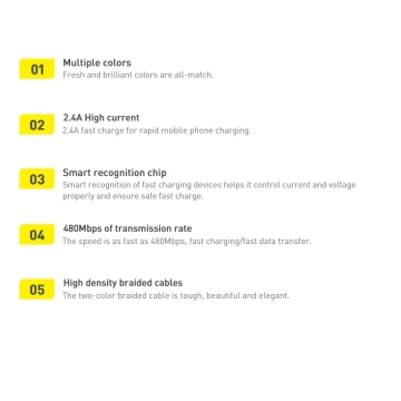 Baseus Crystal Shine Series kabel przewód USB do szybkiego ładowania i transferu danych USB Typ A - USB Typ C 100W 2m czarny (CAJY000501)