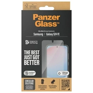 Szkło hartowane do Samsung Galaxy S24 FE PanzerGlass Ultra-Wide Fit
