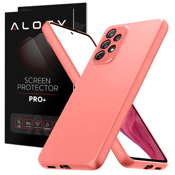 Schutzhülle Alogy Thin Soft Case für Samsung Galaxy A53 / A53 5G Rosa Glas