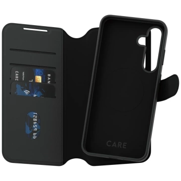 Etui CARE do Samsung Galaxy S25+ by PanzerGlass Feature Tango Wallet 2w1 Czarny