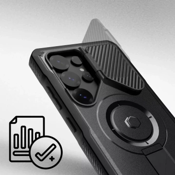 Etui do Samsung Galaxy S25 Ultra obudowa ochronna Tech-Protect Kevlar MagSafe+ Black