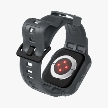 Pasek do Apple Watch 4–9 / SE 44–45mm Spigen Rugged Armor Pro Szary