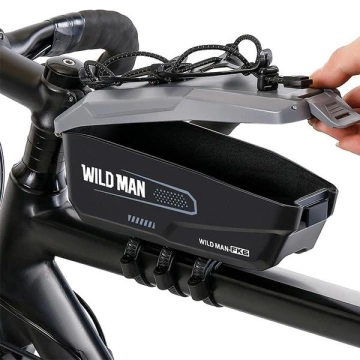 WILDMAN FK6 Fahrradhalterungshülle Grau Wasserdicht EVA
