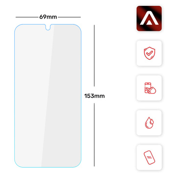 Szkło hartowane do Samsung Galaxy A25 5G / A15 4G / 5G ochronne szkiełko na ekran 9H Alogy Pro+