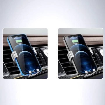 Gravity Smartphone-Autohalterung, Lüftungsgitter blau (YC12)
