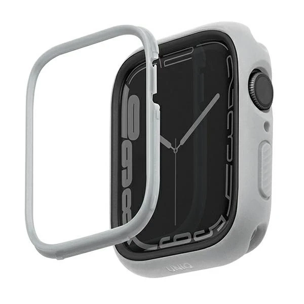 UNIQ Moduo Schutzhülle für Apple Watch Series 4/5/6/7/8/SE 44/45mm kreidegrau/kreidegrau