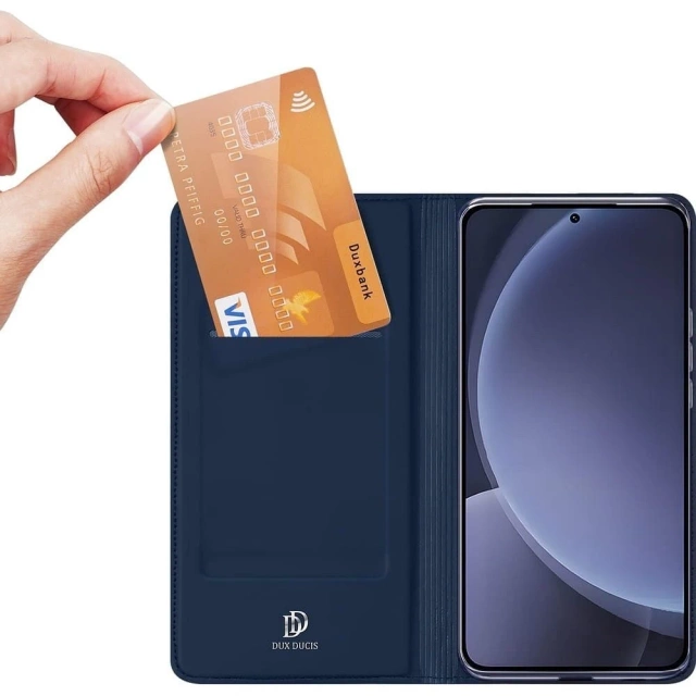 Etui Kabura do Samsung Galaxy S25 Dux Ducis Skin Pro Niebieska