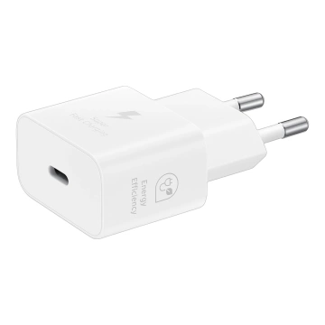 Original Samsung EP-T2510NWE Wandladegerät Schnellladung PowerDelivery PD 25W Weiß