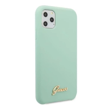 Ratet mal, GUHCN65LSLMGG iPhone 11 Pro Max zielony/grün Hartschale Silikon Vintage Gold Logo