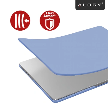 Etui do Apple Macbook Pro 14 2021-2024 (M1/M2/M3/M4) – elastyczna, matowa obudowa ochronna, lekka i odporna – Alogy AirGuard™ Lawendowy