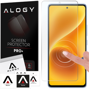 Szkło hybrydowe do Samsung Galaxy A53 5G na ekran Alogy Flexi Glass 9H Case Friendly płaskie na ekran
