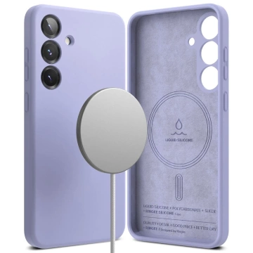 Etui do Samsung Galaxy S25 Plus Lavender Ringke Silicone Magnetic MagSafe
