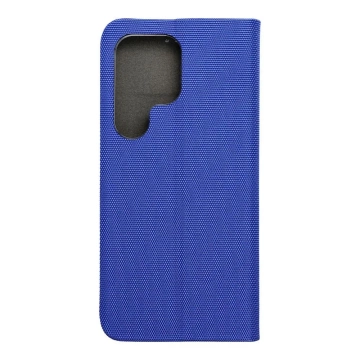 SENSITIVE Book Case für Samsung Galaxy S25 Blau Stand 360