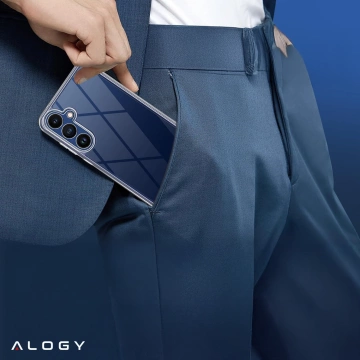 Etui Przezroczyste do Samsung Galaxy S25 Plus, Podwyższone Krawędzie, Idealne Dopasowanie, PC + TPU, Alogy HybridShield™ Case