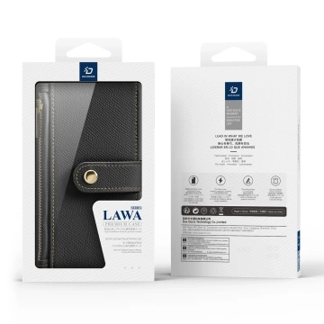 iPhone 16 Dux Ducis Lawa MagSafe Wallet Case – Schwarz