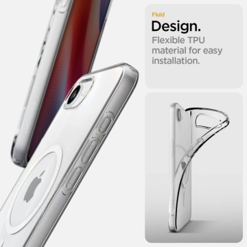 Etui do iPhone 16e Spigen Liquid Crystal Mag MagSafe Clear