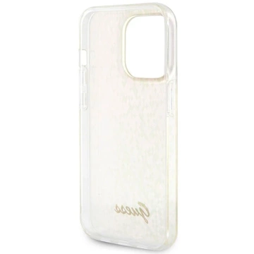 Etui Guess GUHCP15LHDECMP für iPhone 15 Pro 6,1" rot/rosa Hardcase IML Faceted Mirror Disco Iridescent