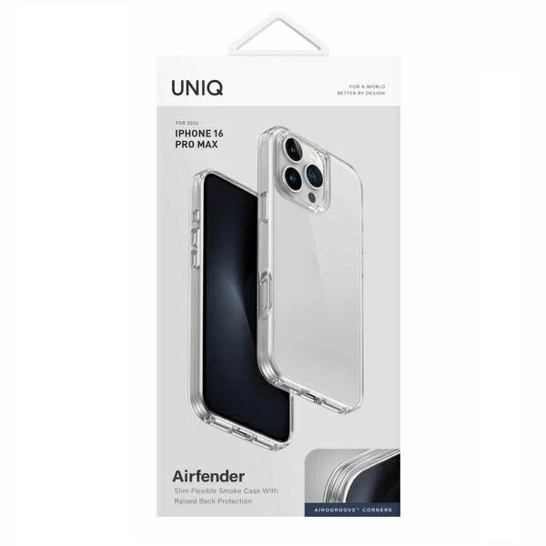 Etui do iPhone 16 Pro Max UNIQ Air Fender Przezroczyste
