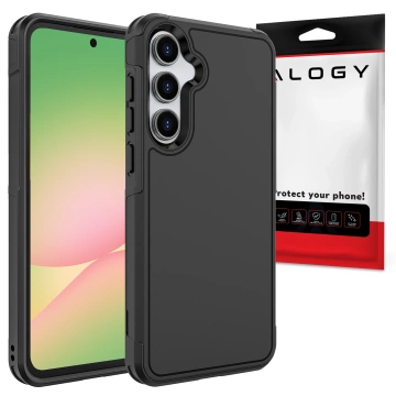 Etui do Samsung Galaxy A56 / A36 5G 2025 Pancerna Obudowa Ochronna na Telefon Wzmocniona Alogy HeavyDuty™️ Case Czarne + Szkło hartowane