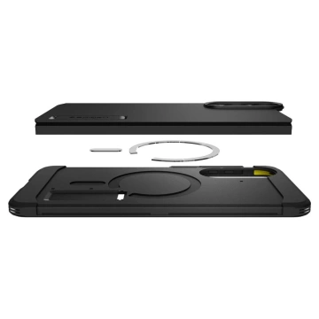Etui do Samsung Galaxy S25 Edge Spigen Tough Armor MagSafe Czarne