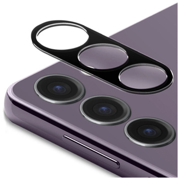 Metalowa osłonka do Samsung Galaxy S24 ochronna na wyspe aparat obiektyw Alogy Metal Lens Czarna