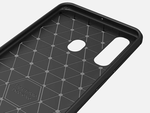 Etui Alogy Rugged Armor do Samsung Galaxy A60/M40 czarne + Szkło hartowane