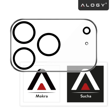 Szkło Ochronne na Obiektyw Aparatu do Apple iPhone 17 Pro Max, Wzmocnione i Odporne na Zarysowania, Precyzyjnie Dopasowane, Alogy Lens Protector Pro+™ – Przezroczyste