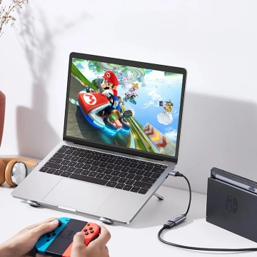 Ugreen CM489 HDMI-auf-USB-A/USB-C-Grabber-Adapter 1080p 30Hz Grau