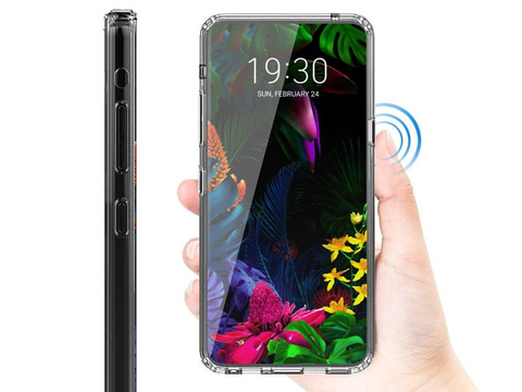 Alogy Silikonhülle Gehäusehülle für LG G8 ThinQ transparent