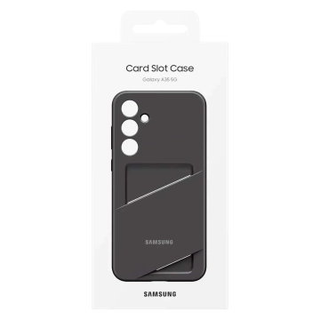 Samsung Card Slot Case EF-OA356TBEGWW mit Kartenslot für Samsung Galaxy A35 – Schwarz