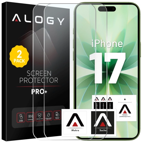 Gehärtetes Glas für Apple iPhone 16 Displayschutzfolie 9H Alogy Heavy Pro™️