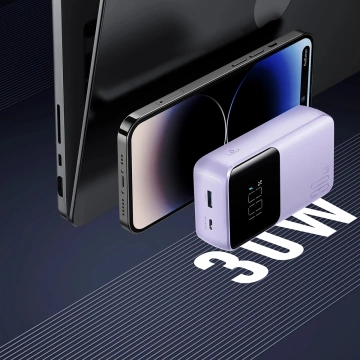 Powerbank Joyroom JR-PBC06 30W 10000mAh USB-C Lightning Fioletowy