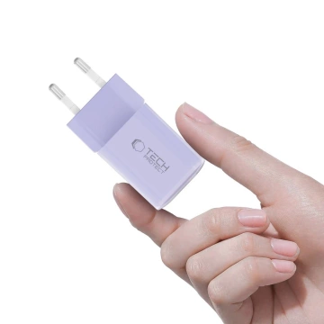 Ładowarka Sieciowa 2xUSB Tech-Protect NCM33 33W PD QC3.0 Fioletowa