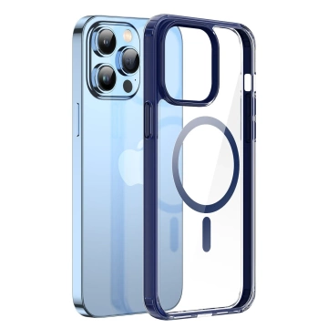 Dux Ducis Clin2 Hülle iPhone 14 Pro Magnetische MagSafe Hülle blau