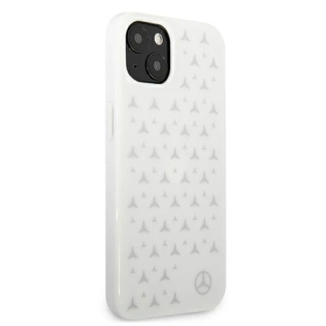 Etui Mercedes MEHCP13SESPWH do iPhone 13 mini 5,4" hardcase Silver Stars Pattern