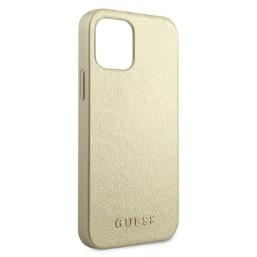 Guess GUHCP12LIGLGO iPhone 12 Pro Max 6,7" złoty/gold Hardcase Iridescent