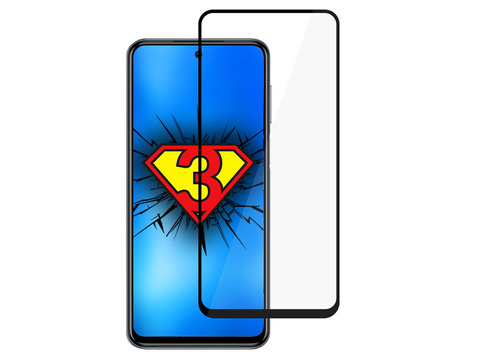 Szkło hartowane 3mk HardGlass Max Lite do Xiaomi Redmi Note 10 Pro Black