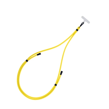 Uniwersalna smyczka do smartfona 3mk EasyClip Yellow (black)