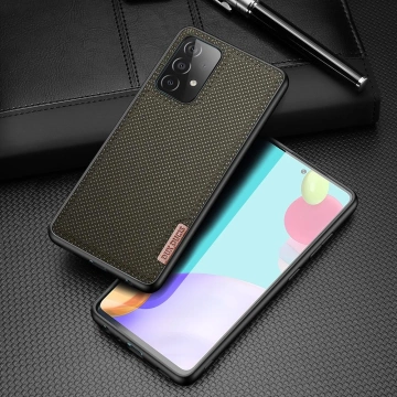 Dux Ducis Fino Schutzhülle mit Nylonbezug für Samsung Galaxy A72 4G grün