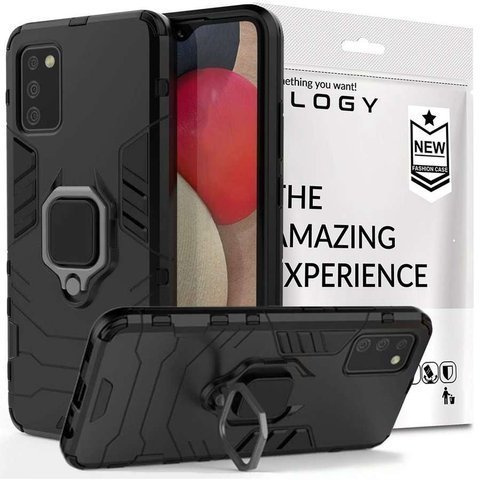 Etui Alogy Stand Ring Armor do Samsung Galaxy A02s/ A03s 164mm czarne