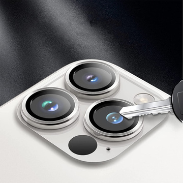 Szkło ochronne na obiektyw telefonu 3mk Lens Protection Pro do Apple iPhone 14 Pro / 14 Pro Max Silver