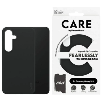 Etui do Samsung Galaxy S24 CARE by PanzerGlass Flagship Urban Combat White QI przezroczyste