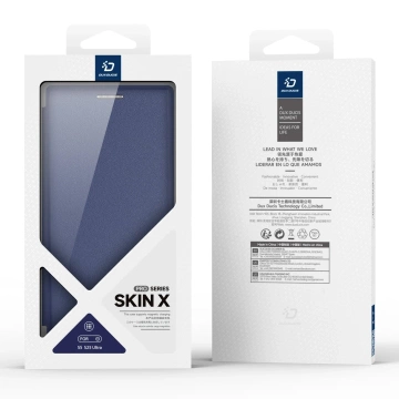 Etui Portfelowe do Samsung Galaxy S25 Ultra Dux Ducis Skin X Pro Niebieskie