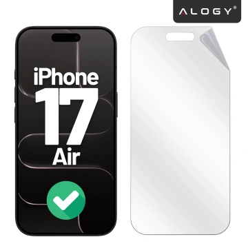 Folia hydrożelowa do Apple iPhone 17 Air – elastyczna ochrona ekranu, samoregeneracja, pełne dopasowanie i wysoka przejrzystość – Alogy Hydrogel Film™