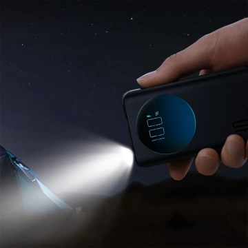 Joyroom JR-PBF01 Powerbank 10000mAh 30W PD Taschenlampengehäuse – Schwarz