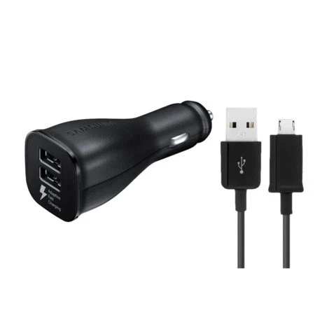 Ładowarka Samsung EP-LN920 2A + Kabel microUSB 1.5m Czarna BULK