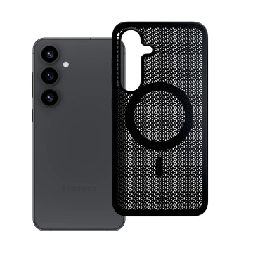 Etui für Samsung Galaxy S25 3mk COOLing MagCase MagSafe Schwarz